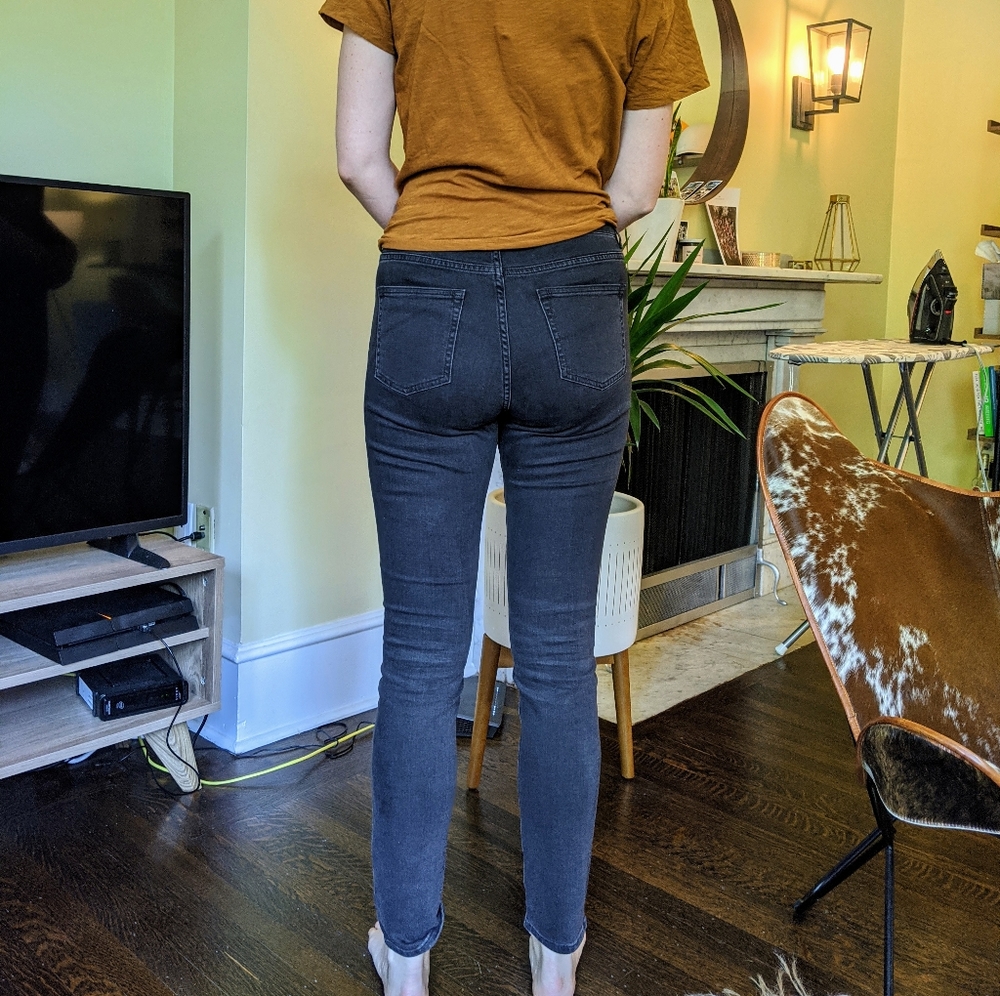 & other stories dark grey jeans